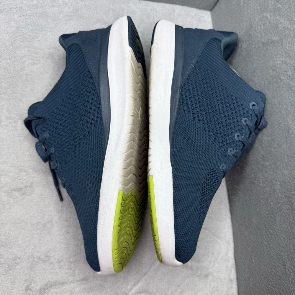 Kizik Lima Breathable Knit Hands Free Athletic Sneakers Blue Size 10.5 Wide
